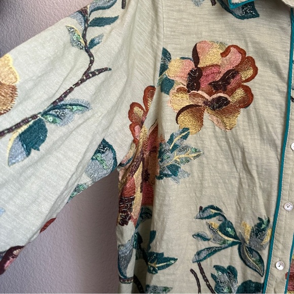 Soft Surroundings Elena Top Sz 1X Sheer Panels - Picture 4 of 12